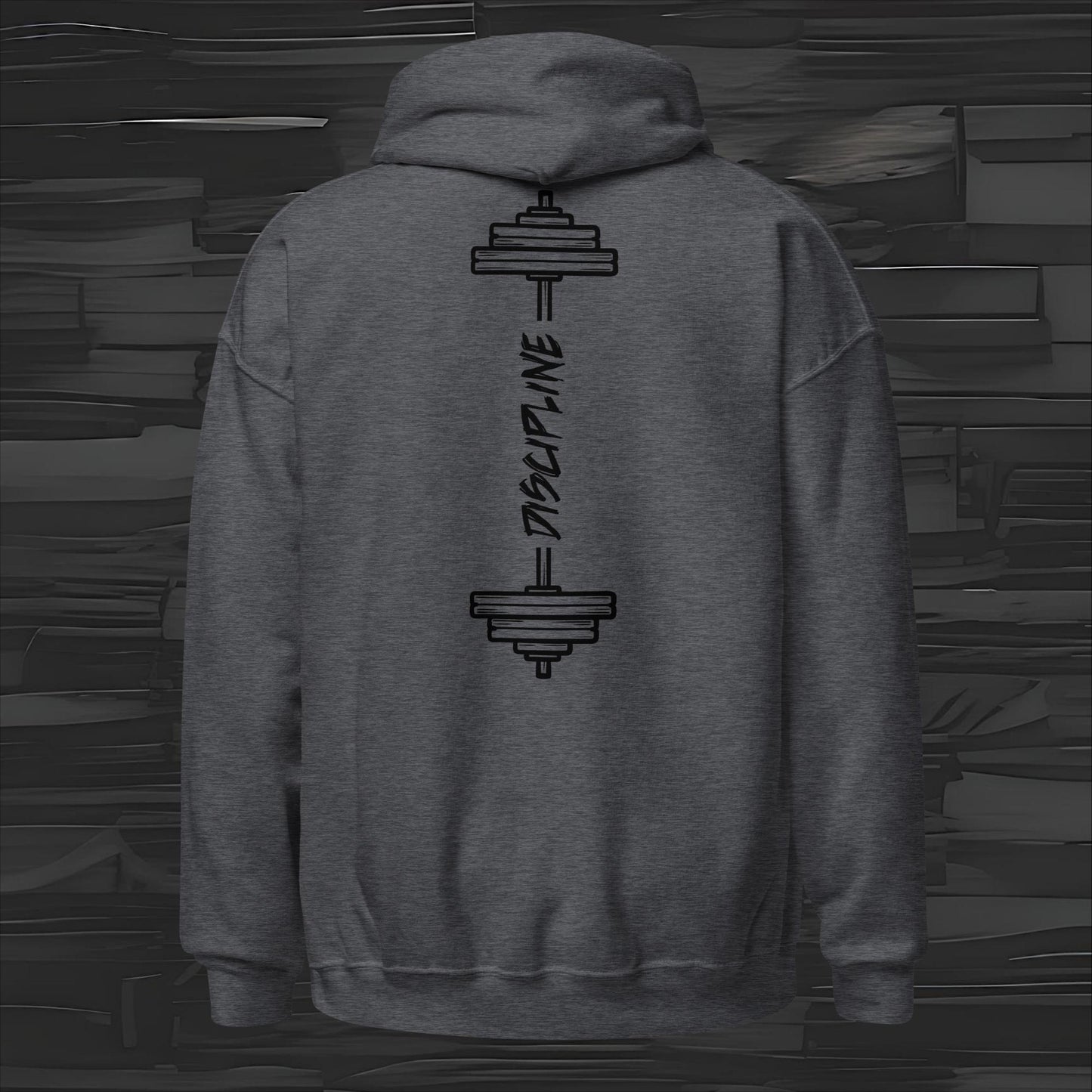 DISCIPLINE hoodie back print