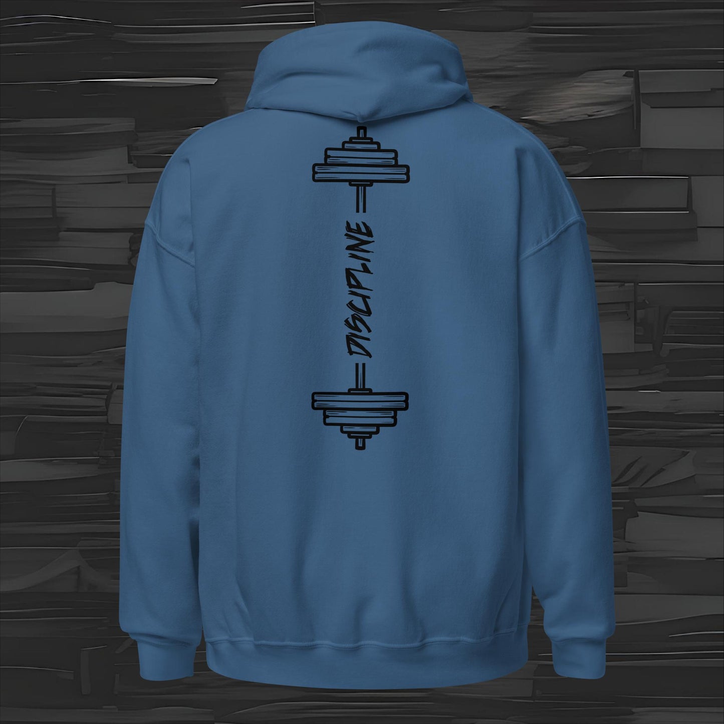 DISCIPLINE hoodie back print