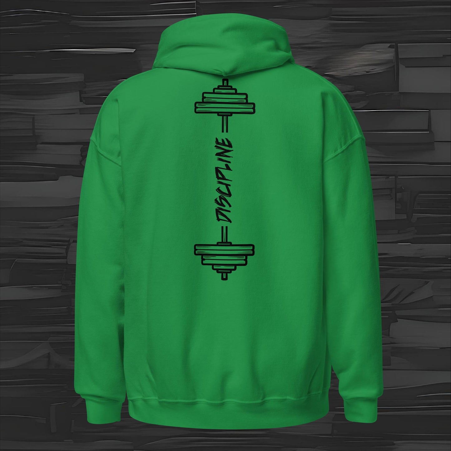 DISCIPLINE hoodie back print