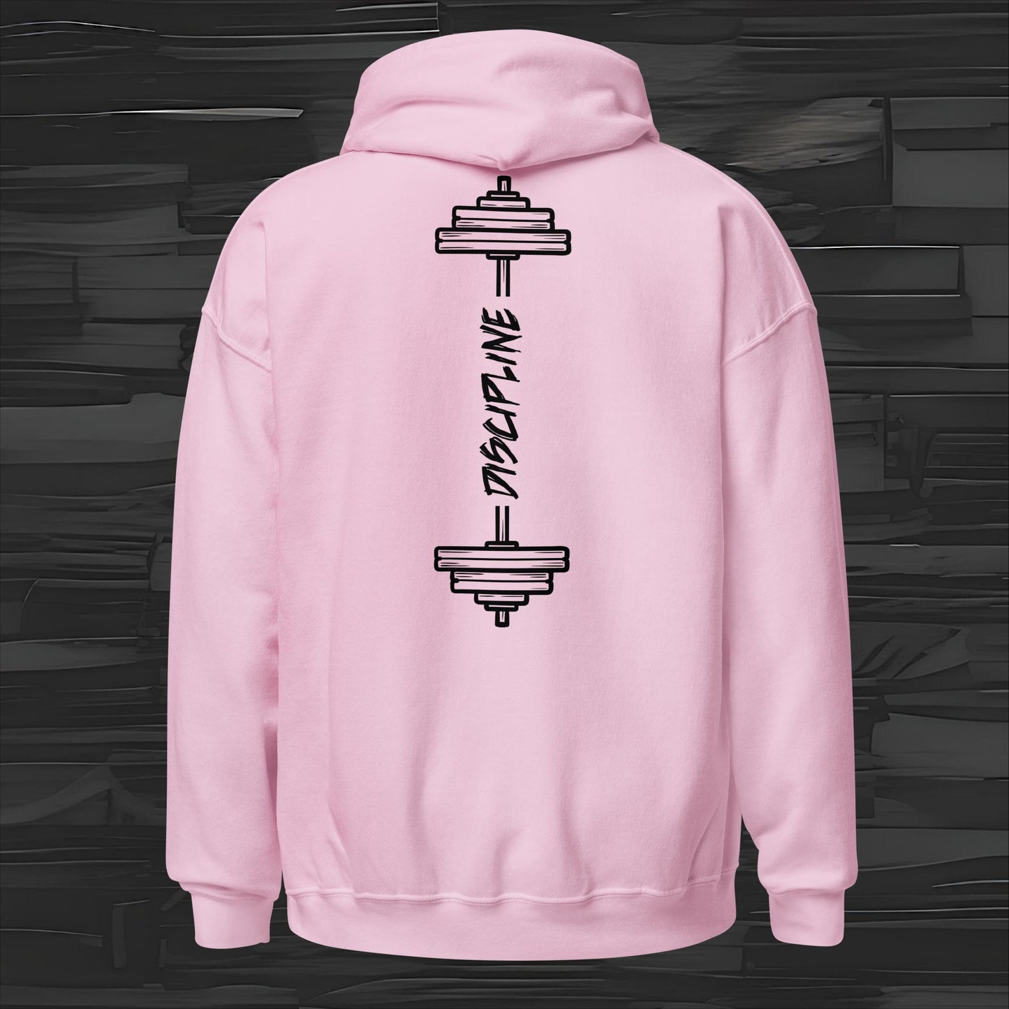 DISCIPLINE hoodie back print