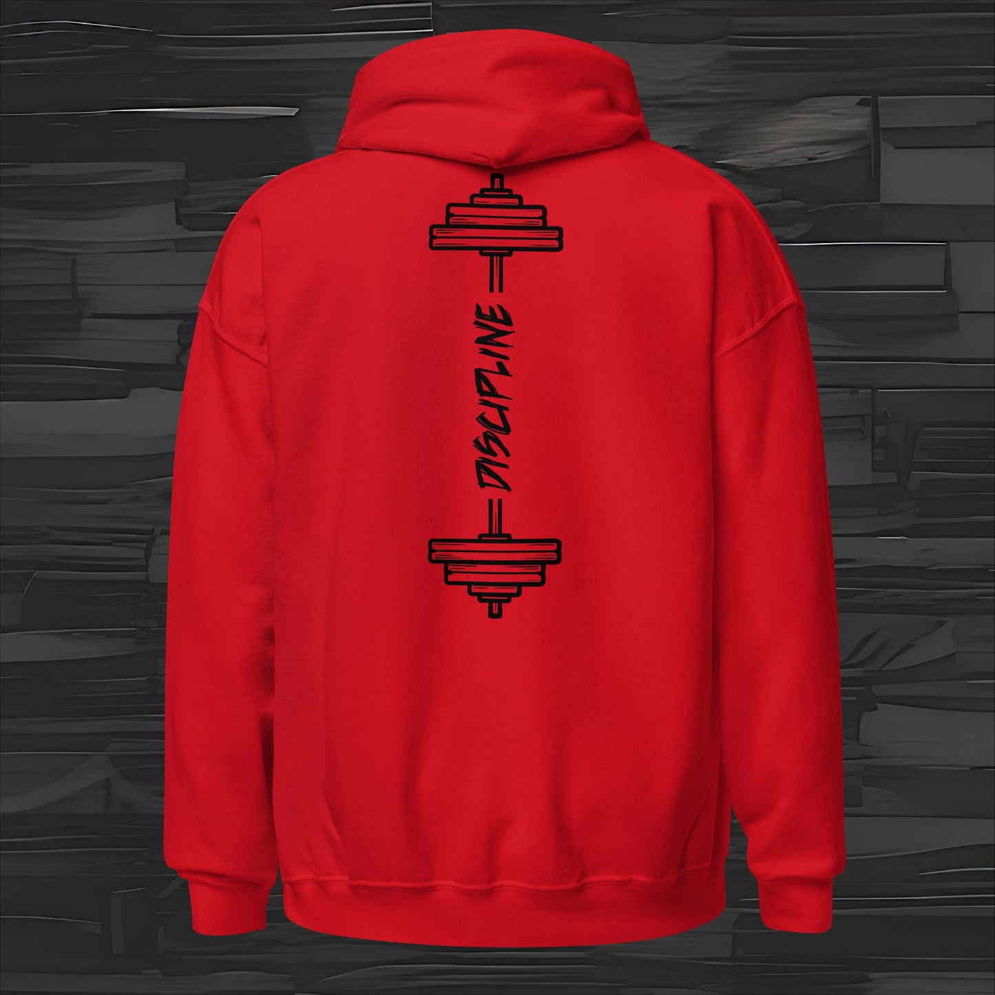 DISCIPLINE hoodie back print